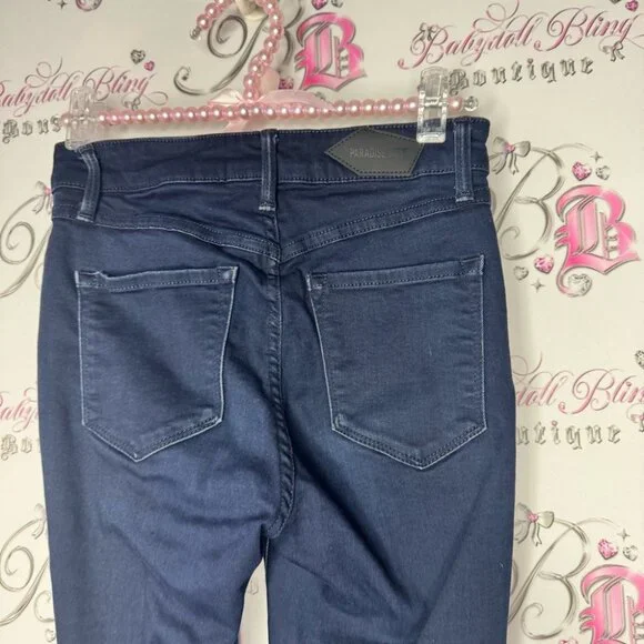 Paradise mine high rise jegging soft Women's Dark Blue Jeans tight aritzia - Picture 4 of 9